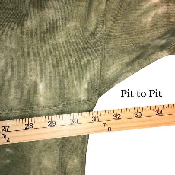 Walt Disney World Spirit Jersey - Olive Green Tie Dye Oversized Sweatshirt XXL - Picture 7 of 9